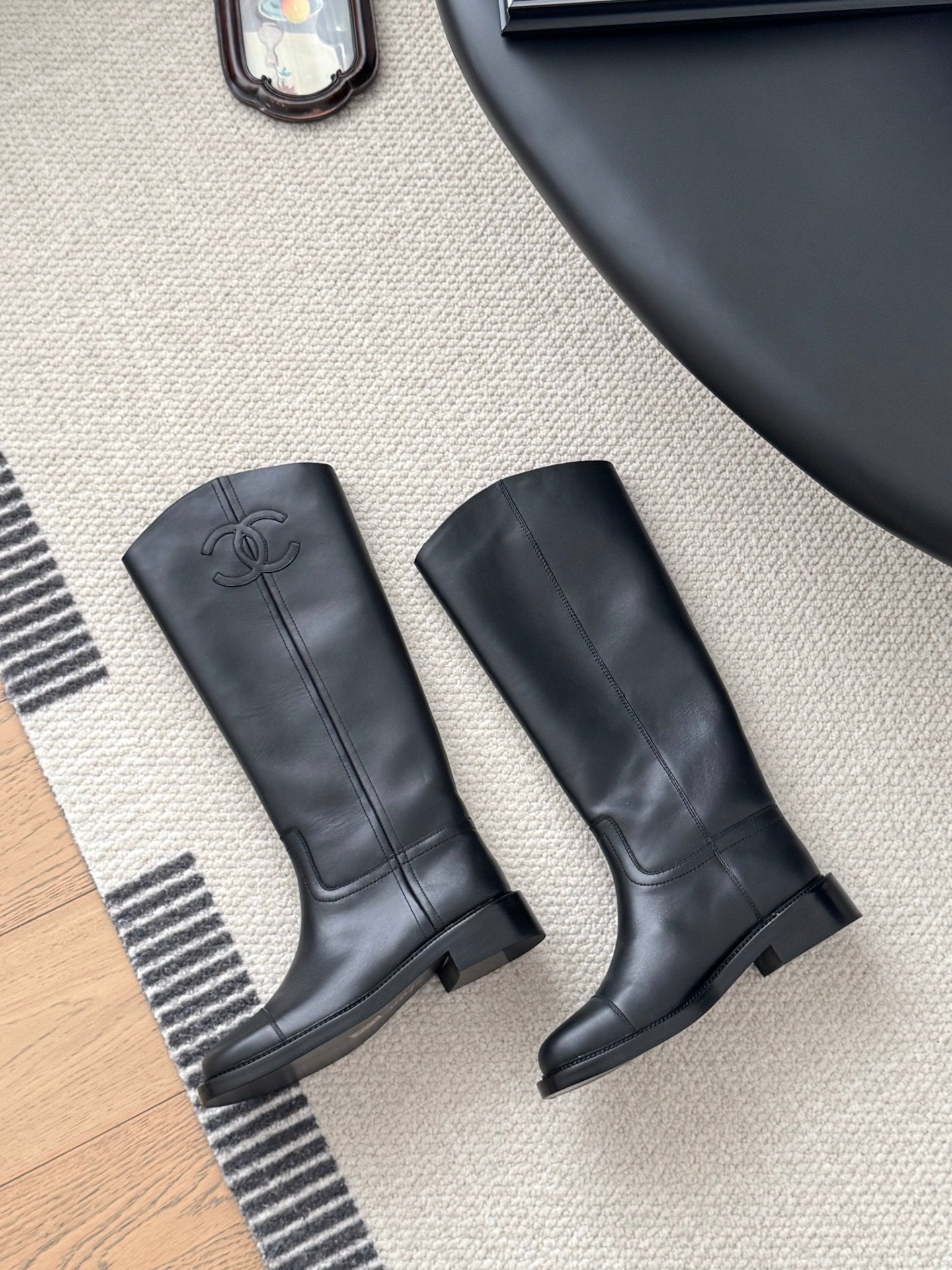 Chanel 24B classic knight boots