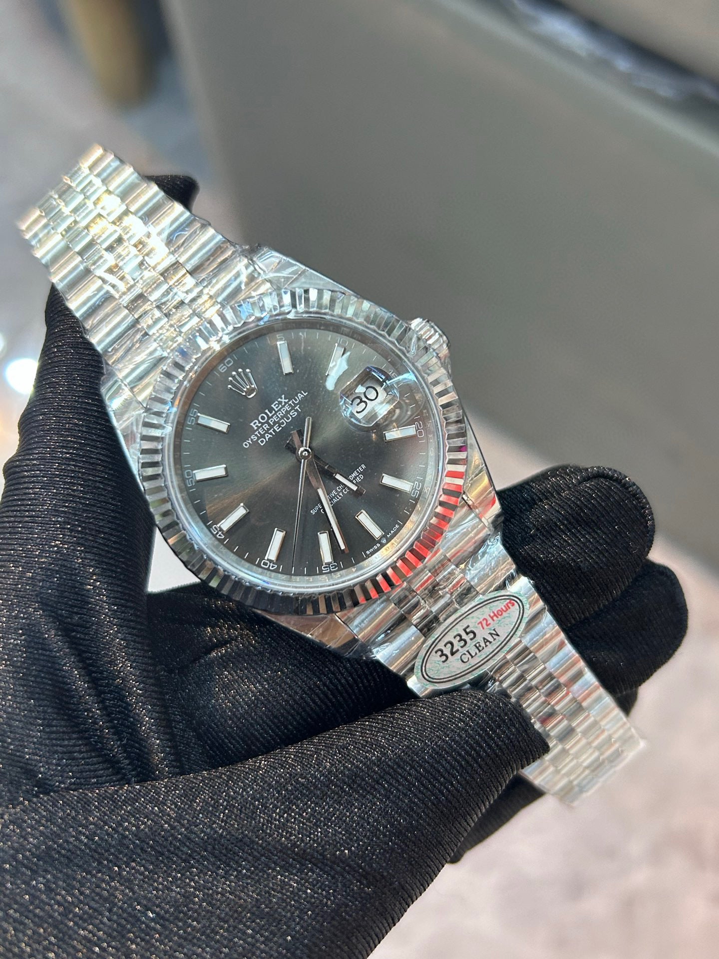 Rolex datejust Swiss movement automatic mechanical watch