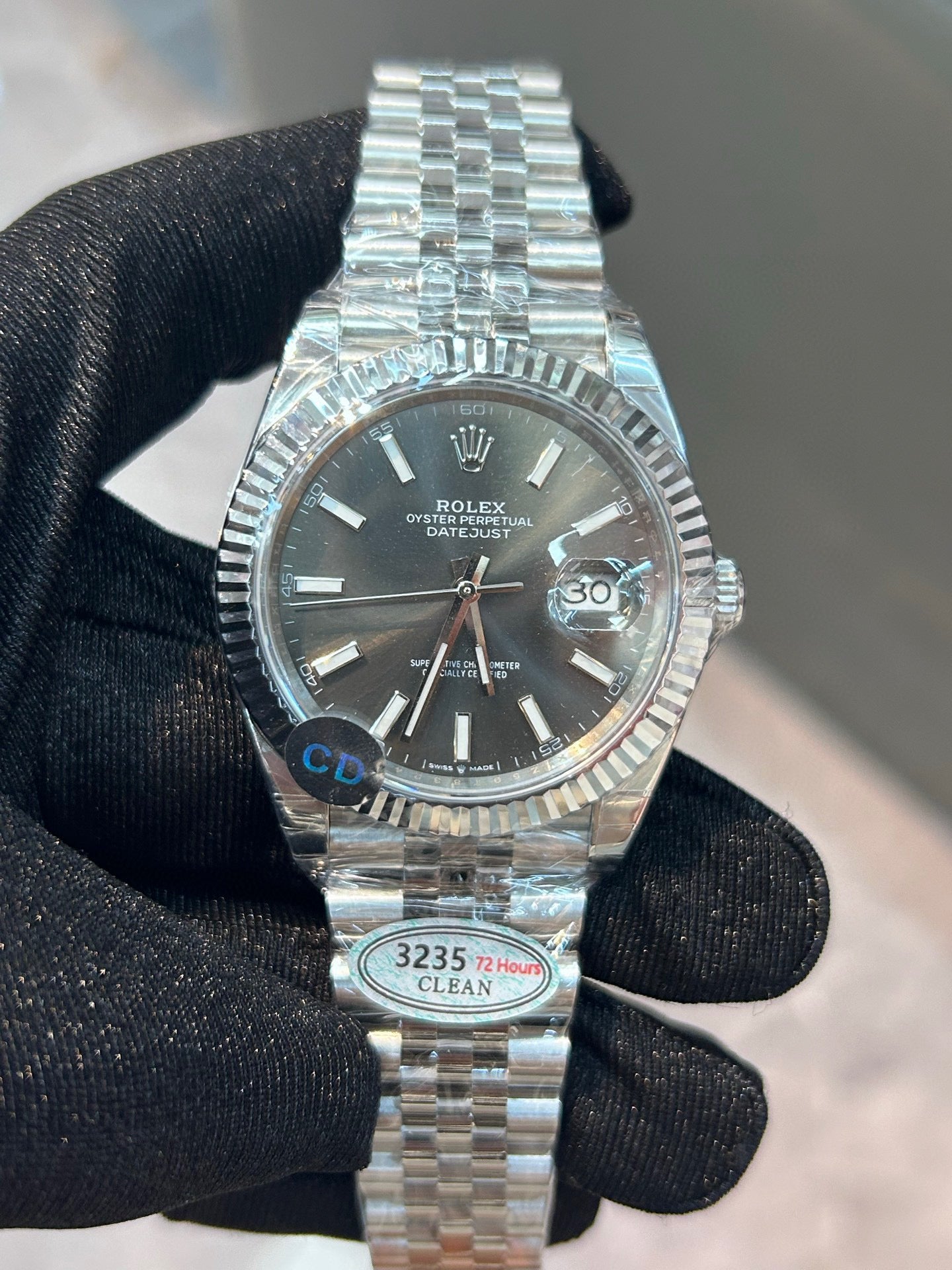 Rolex datejust Swiss movement automatic mechanical watch