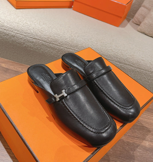 hermes Groupie slippers women