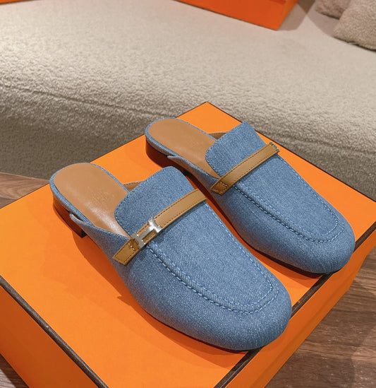 Hermes Groupie slippers