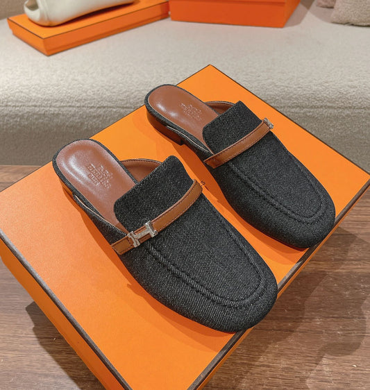 Hermes Groupie slippers