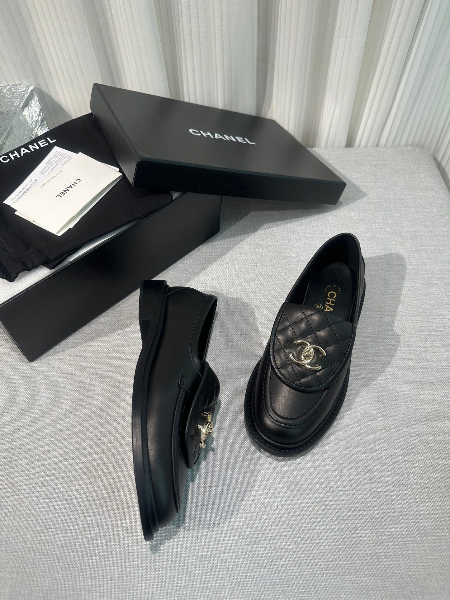 CHANEL Loafers flat shoes