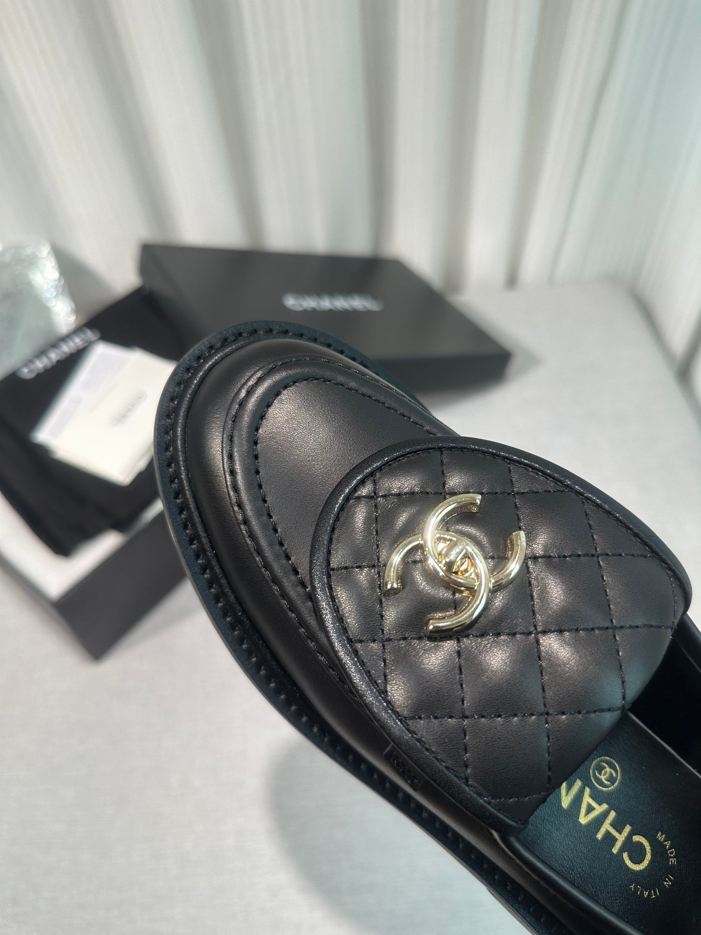 CHANEL Loafers flat shoes