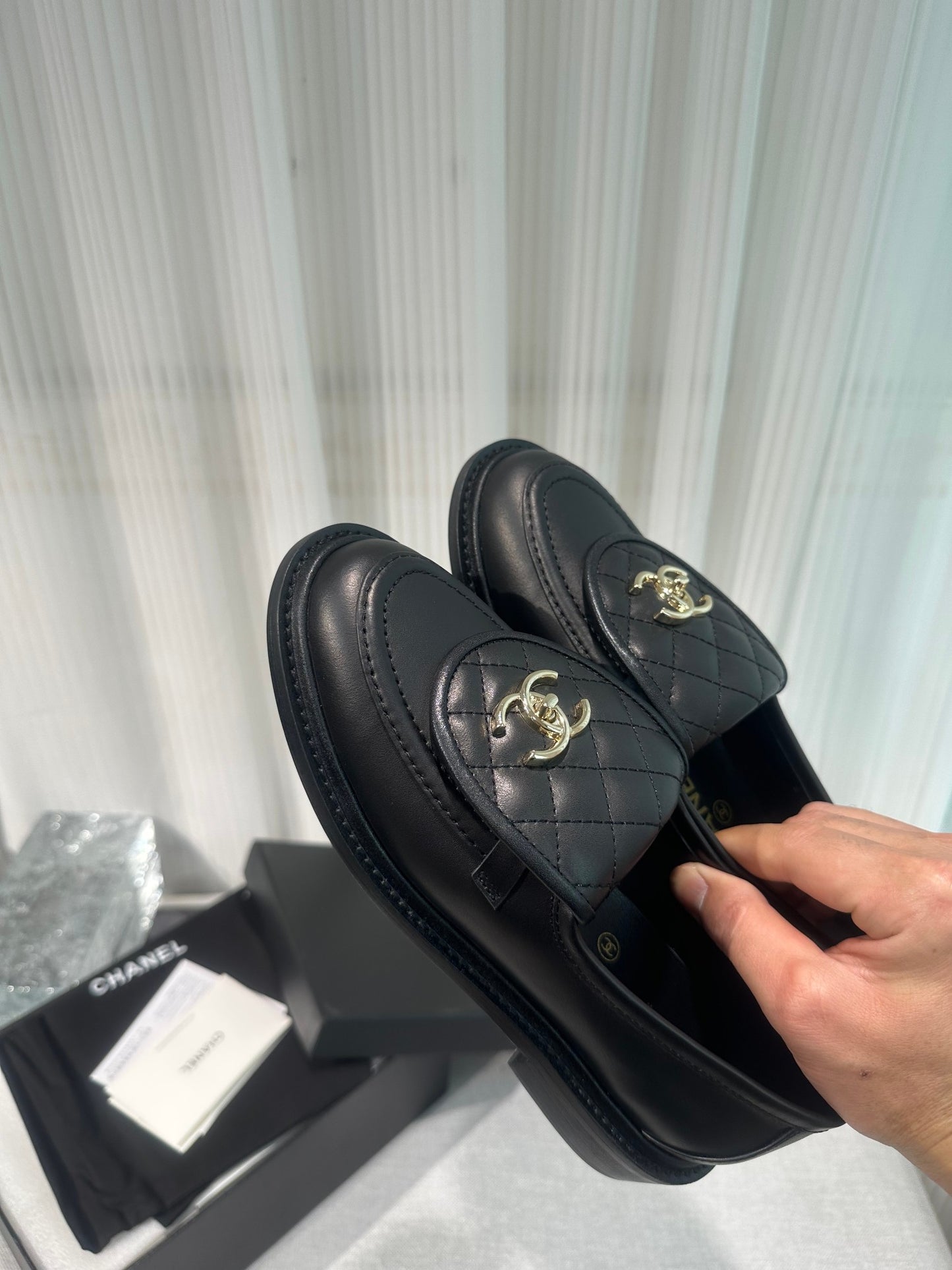 CHANEL Loafers flat shoes