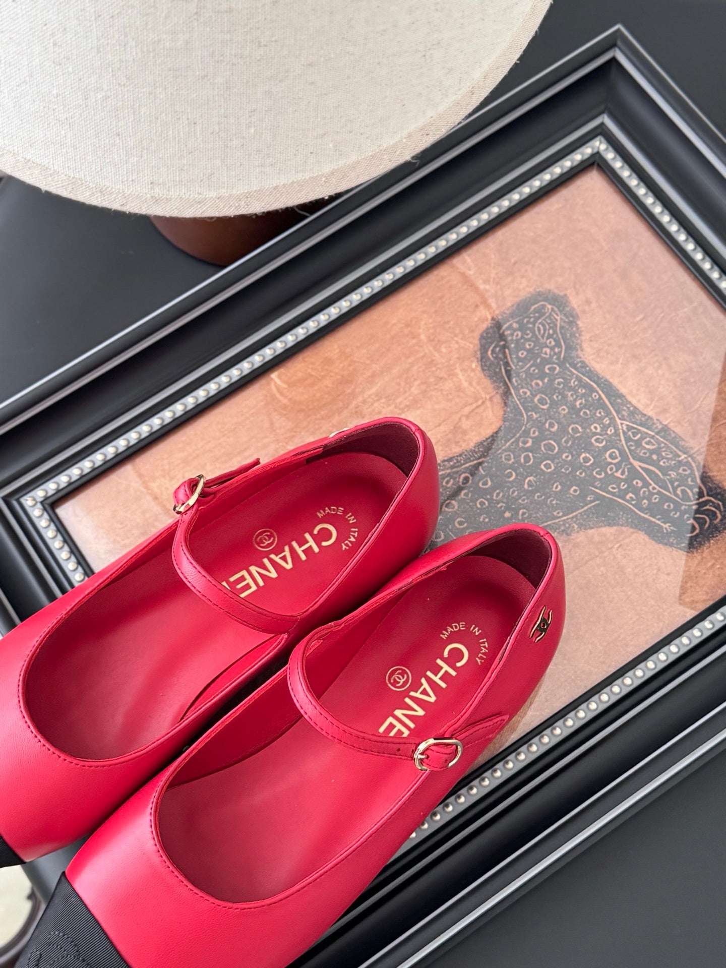 Chanel 25B Mary Jane flats