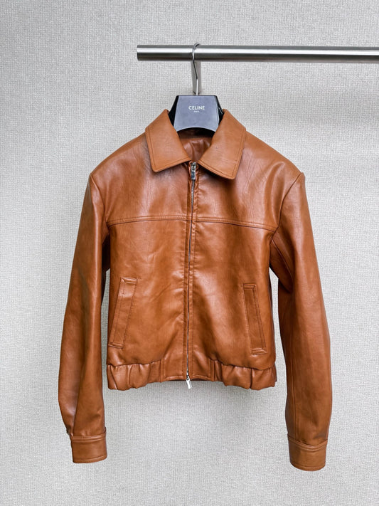 JACQUES WEI  leather jacket outerwear