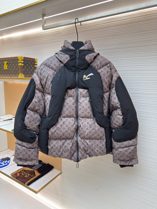 LOUIS VUITTON temperature-sensitive color-changing jacquard down jacket